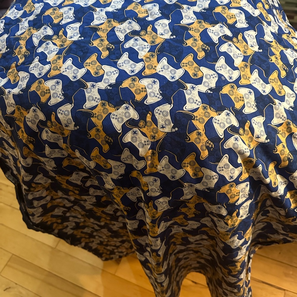 Gaming blanket custom handmade
